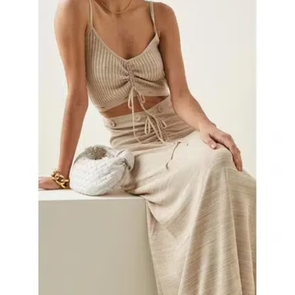 CHRISTOPHER ESBER RUCHED DISCONNECT CAMI KNIT DRESS - Picture 9 of 16